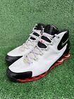 NIKE SHOX VC 3 III VINCE CARTER Withe/Black/Red Mens size 11.5 307111-102