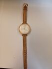 Women's Fossil Watch Rose Gold Leather Strap ES3133.