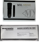 (2) MXL 440/441 Recording  Ensemble & Marantz Professional Audio Scope SG-5BC