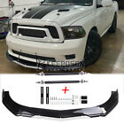 Glossy White Front Bumper Lip Splitter Spoiler Parts for Dodge Ram 1500 R/T SXT (For: Ram 1500 TRX)