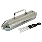 Stainless Steel Guiro Shaker with Rainmaker Effect - Percussion Instrument