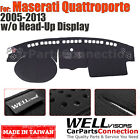Wellvisors Dash Mat Dashboard Cover For 2005-2013 Maserati Quattroporte Black