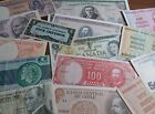Lot of 15 Different Foreign PAPER MONEY BANKNOTES WORLD CURRENCY
