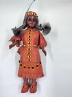 Vintage Native American Doll “Made by The Cherokees” 7 1/2 inches tall