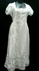 Bohemian boho cotton chemise Edwardian Victorian dress fully lined  sizes S - XL