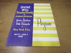 1958  Divine Will Intl Assembly of Jehovahs Witnesses Watchtower Program