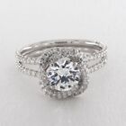 Women Wedding Ring 950 Platinum 1.25 Ct GIA  IGI Lab Created Diamond  All Size