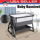 Baby Bedside Sleeper Bassinet Bed 3-in-1 Portable Crib for Newborn Side Sleeper~