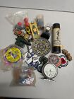 Junk Drawer Lot sold as is-patches, toy cars mcdonalds toys and more
