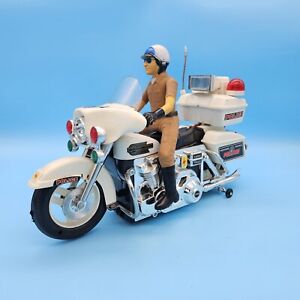 Vintage Super Police Motorcycle Battery Operated 1/6 Scale Toy