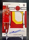 New Listing2022-23 National Treasures A.J. Griffin Red Rookie Patch Auto True RPA /75 Hawks