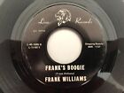 Rock & Roll Piano Boogie Instro 45 FRANK WILLIAMS Frank's Boogie LION hear