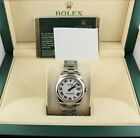 2014 Rolex Datejust 178240 Midsize White Roman Dial SS Oyster With Papers 31mm