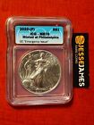 2020 (P) SILVER EAGLE ICG MS70 EMERGENCY ISSUE STRUCK AT PHILADELPHIA MINT LABEL