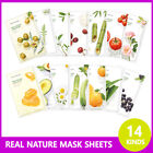 [ Nature Republic ] Real Nature Mask Sheet ( 14 Kinds Set ) Korean Skin Care