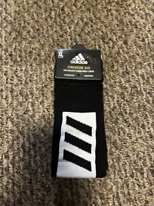 adidas Creator 365 Men's Crew Socks - Black/White, Size XL
