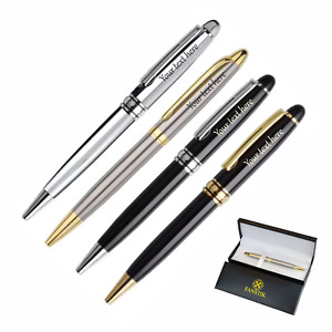 Personalized Pen, Elegant Engraved Pen. Luxury Customized Ballpoint Metal Pen