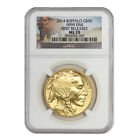 2014 $50 Gold Buffalo NGC MS70 FR First Releases Graded Modern 1oz 24KT Coin