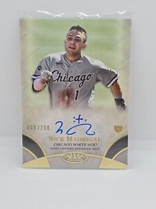 2021 Topps Tier One Nick Madrigal Auto Rookie RC BOA-NM /200