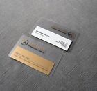 200 Frosted Matte Plastic Business Card Custom Design Plastic PVC Business Cards