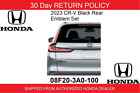 🔥Genuine New 2023-2024 Honda CR-V Black Rear Emblem Set 08F20-3A0-100🔥