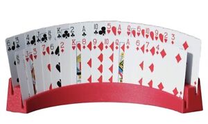Twin Tier Premier Playing Card Holder (Set of 2) - Holds Up to 32 Playing Cards