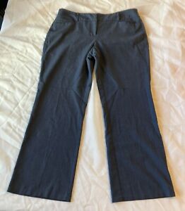 New York & Company women's size 10p stretch dress pants dark navy color