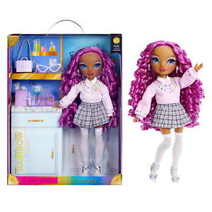 New ListingRainbow High Lilac Purple Fashion Doll in Fashionable Outfit, Glasses