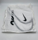 Nike Air Zoom White Black Nylon Track & Field Drawstring Shoe Bag