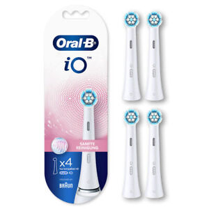 Genuine Oral-B iO Gentle Clean Replacement Brush Heads (4 Pack) US