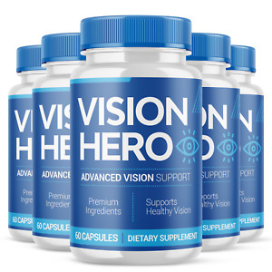 (5 Pack) Vision Hero, VisionHero Eye Supplement for Vision Health (300 Capsules)