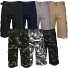 Men's Cargo Shorts Pocket Belted Casual Lightweight Cotton Active Cargo Shorts