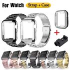 Case+Stainless Steel Band For Apple Watch Ultra2 9 8 7 6 5 4 SE 38/41/44/45/49mm