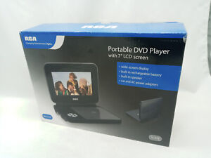 RCA Model DRC6327EC Portable DVD Movie Player w Car & AC Charger Cords In Box