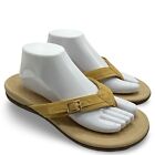 Vionic Women's Patty Mustard Slip On Thong Comfort Sandals Size 9