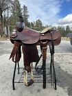 Horse Tack - 15 1/2” Older Crates Roping Western Saddle