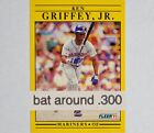 1991 Fleer Ken Griffey Jr. Error Bat Around .300 #450