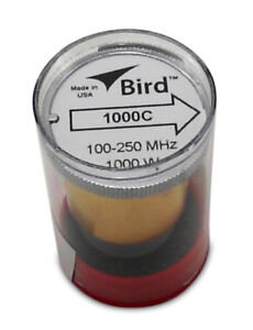 Bird 43 Wattmeter Element 1000C 100-250 MHz 1000 Watts (New)