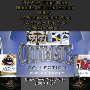 New ListingAdam Graves 2022-23 Upper Deck Ultimate Hockey 1X Case Player BREAK #1