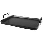 Stove Top Flat Griddle2 Burner Griddle Grill Pan for Glass Stove Top GrillAlu...