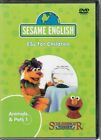 Sesame English ESL for Children Animals & Pets 1 (DVD) LIBRARY COPY, DISC GREAT