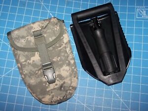 Shovel Military E-Tool Entrenching Trifold Serrated By Gerber USA Genuine Issue