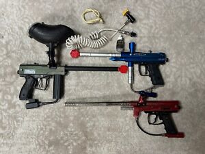 Kingman Spyder MR1, Compact, Gameface Vexor Paintball Markers - Tested, Working
