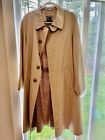 Christian Dior Monsieur Vintage Double Breasted Trench Coat Storm Shield 40 R