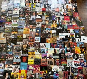 100’s of Vintage Music CD Artwork Inserts Liners Booklets Great Collection Lot