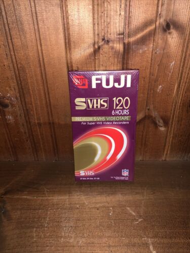 New ListingFujifilm Premium T120 SVHS 6 HOURS Blank VHS Tape SEALED & NEW  FUJI Brand New