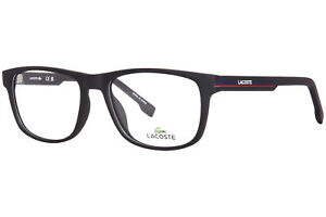 Lacoste L2887 002 Eyeglasses Men's Matte Black Full Rim Rectangle Shape 54mm