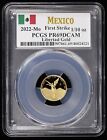 2022-Mo Mexico 1/10 oz Gold Libertad PCGS PR69 DCAM First Strike Deep Cameo