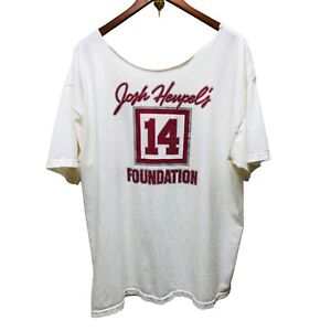 Josh Heupel 14 Foundation T-Shirt Distressed 2XL T9