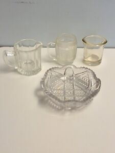 Vintage Random Home Decor Glass Collectible Items Lot